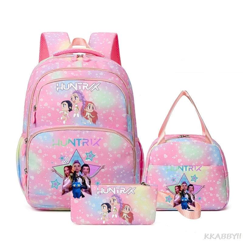 KPop Demon Hunters Backpack | 20-35L Polyester | Toylandeu™