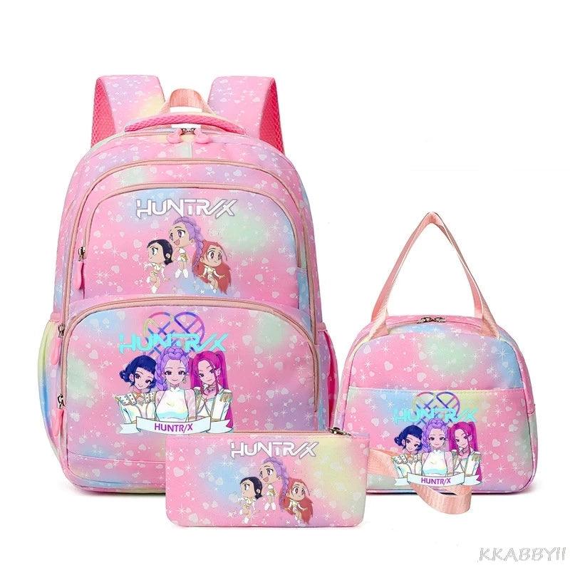 KPop Demon Hunters Backpack | 20-35L Polyester | Toylandeu™