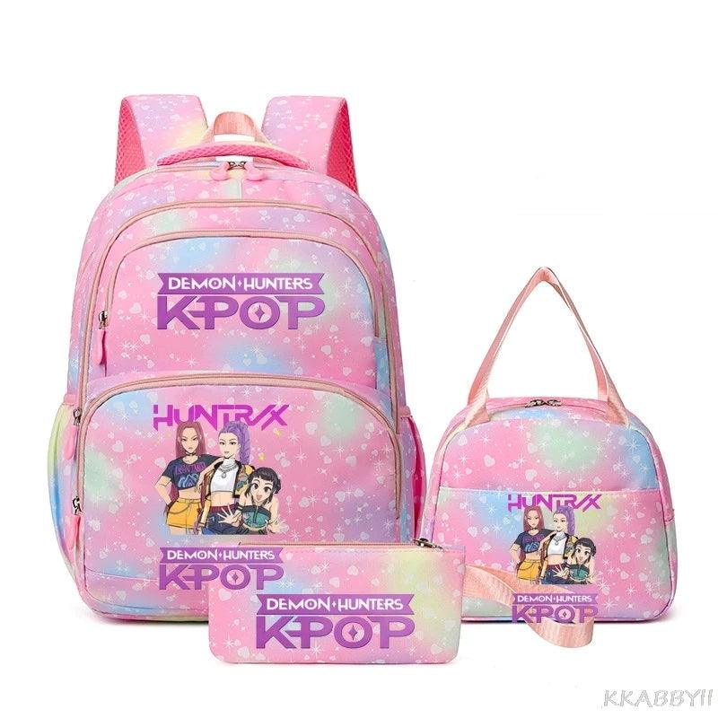 KPop Demon Hunters Backpack | 20-35L Polyester | Toylandeu™