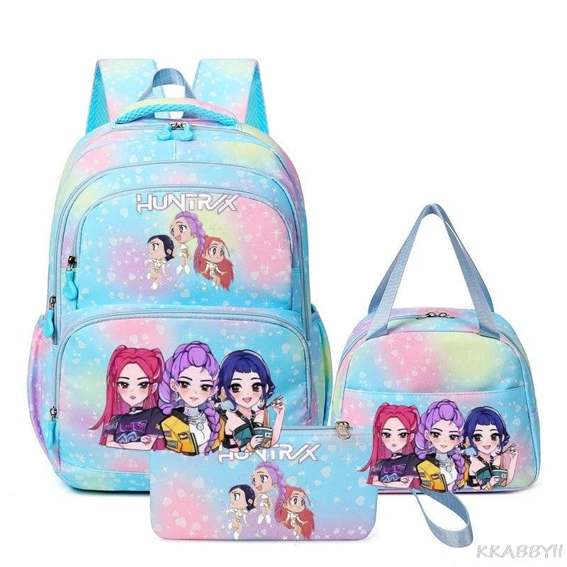 KPop Demon Hunters Backpack | 20-35L Polyester | Toylandeu™