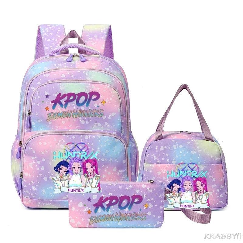 KPop Demon Hunters Backpack | 20-35L Polyester | Toylandeu™