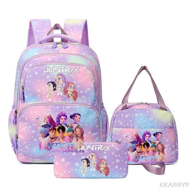 KPop Demon Hunters Backpack | 20-35L Polyester | Toylandeu™