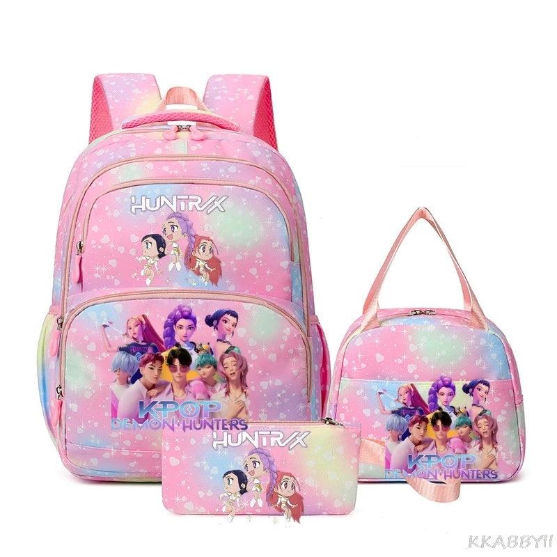 KPop Demon Hunters Backpack | 20-35L Polyester | Toylandeu™