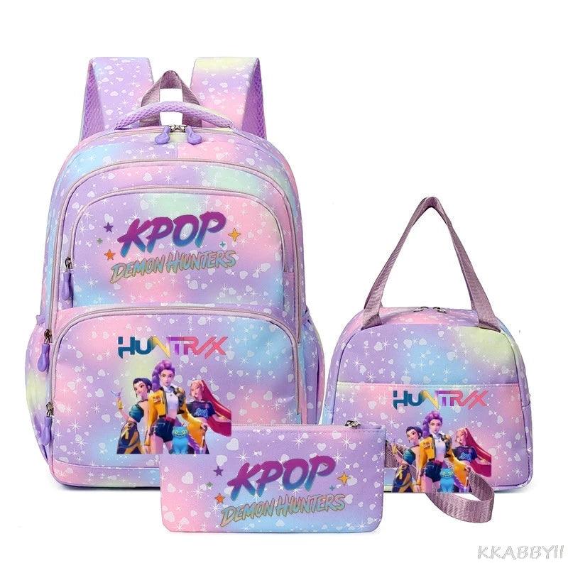 KPop Demon Hunters Backpack | 20-35L Polyester | Toylandeu™