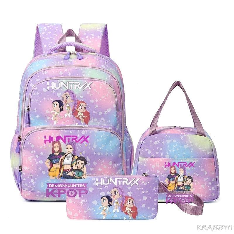 KPop Demon Hunters Backpack | 20-35L Polyester | Toylandeu™