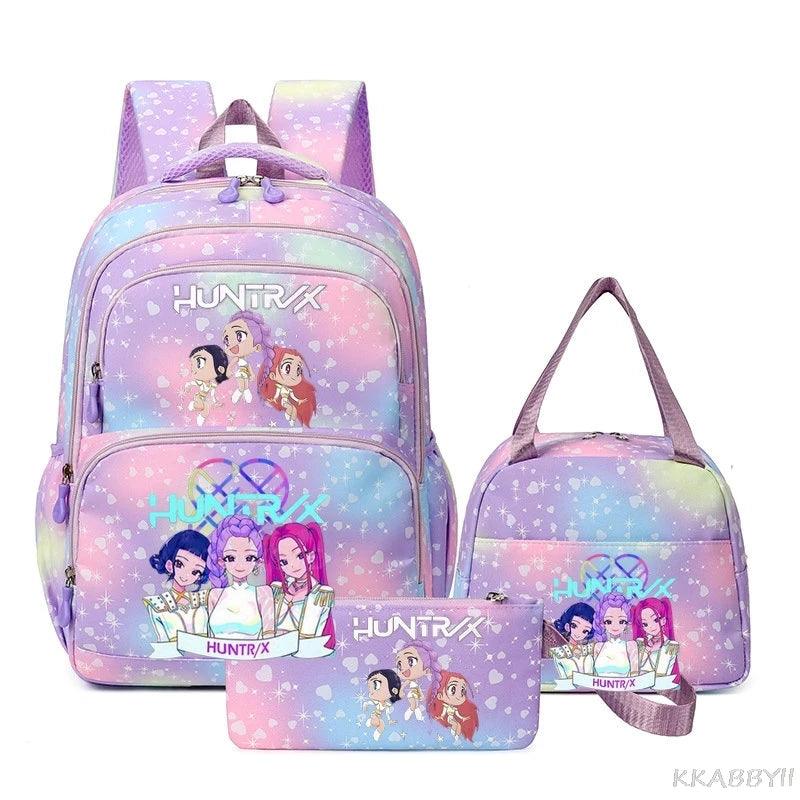 KPop Demon Hunters Backpack | 20-35L Polyester | Toylandeu™