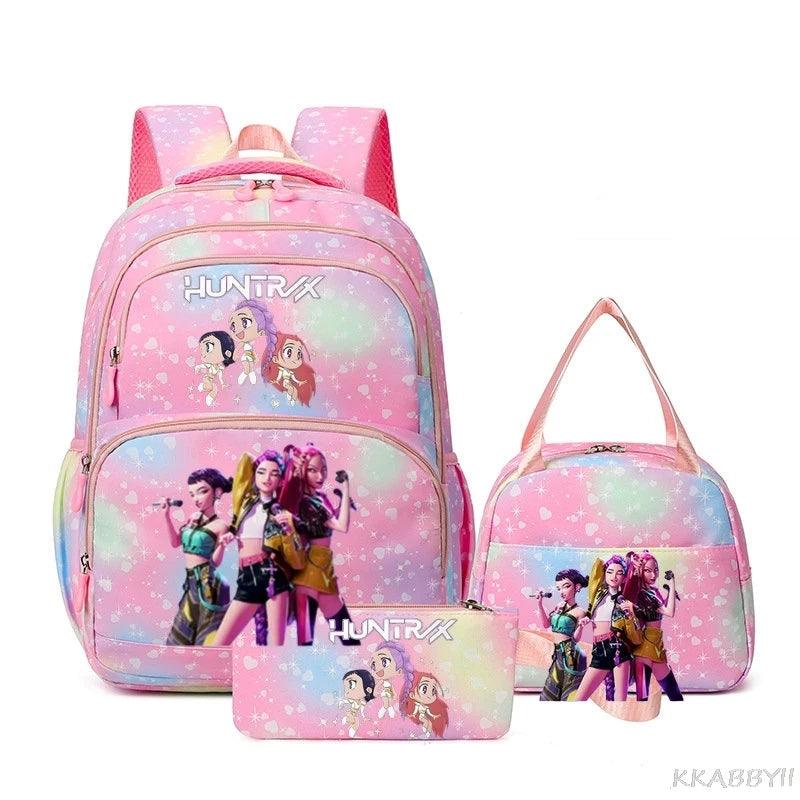 KPop Demon Hunters Backpack | 20-35L Polyester | Toylandeu™