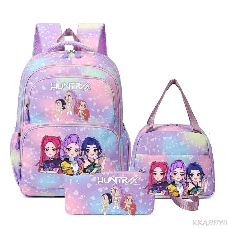 KPop Demon Hunters Backpack | 20-35L Polyester | Toylandeu™