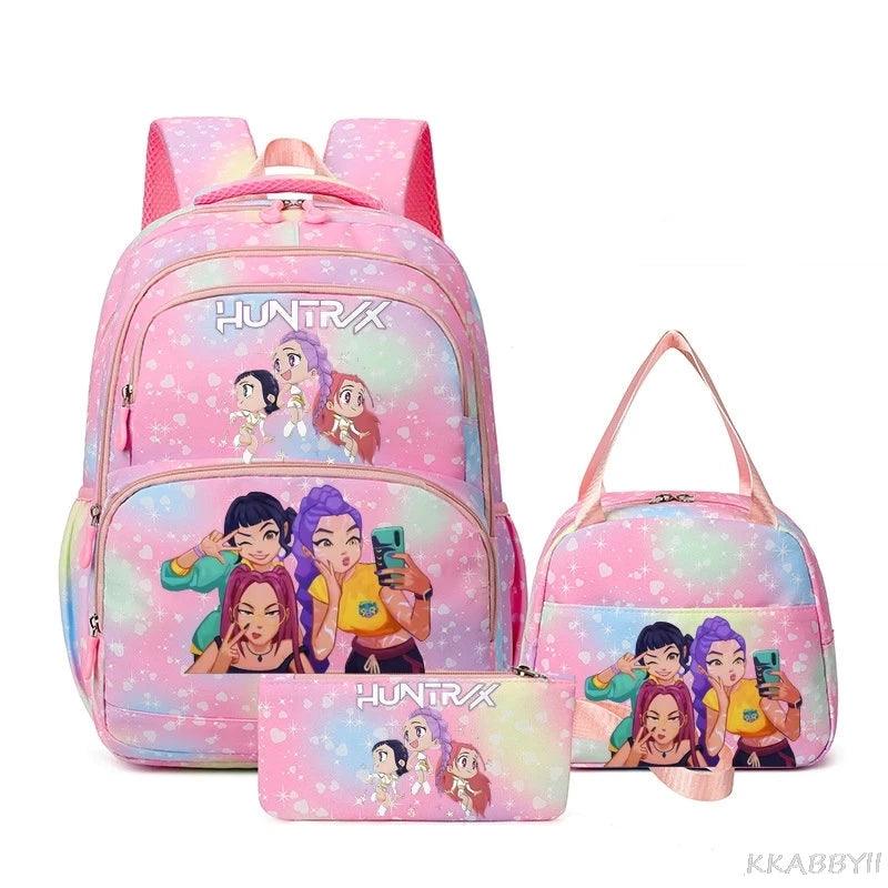 KPop Demon Hunters Backpack | 20-35L Polyester | Toylandeu™