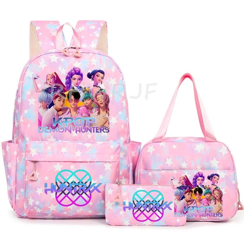 KPop Demon Hunters Backpack | 3 Piece Set | Toylandeu