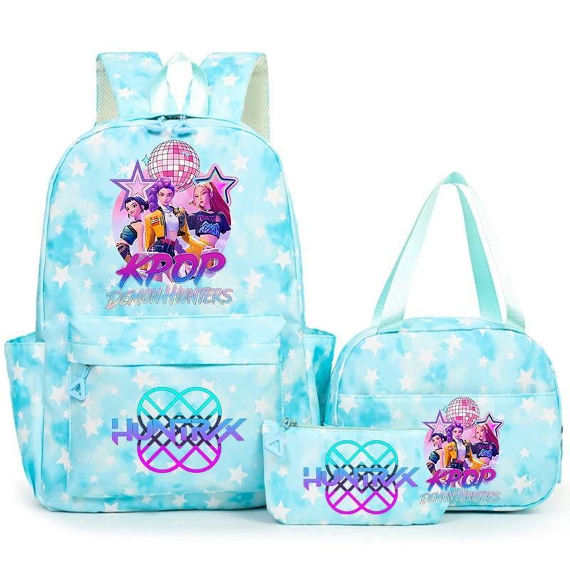 KPop Demon Hunters Backpack | 3 Piece Set | Toylandeu