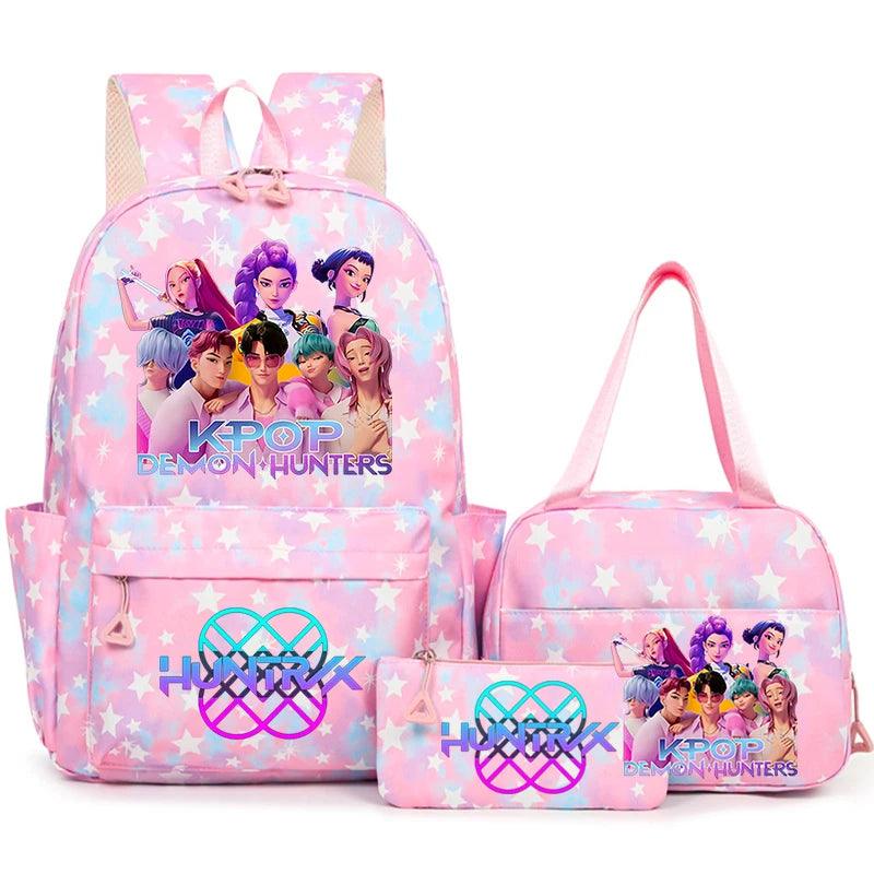 KPop Demon Hunters Backpack | 3 Piece Set | Toylandeu