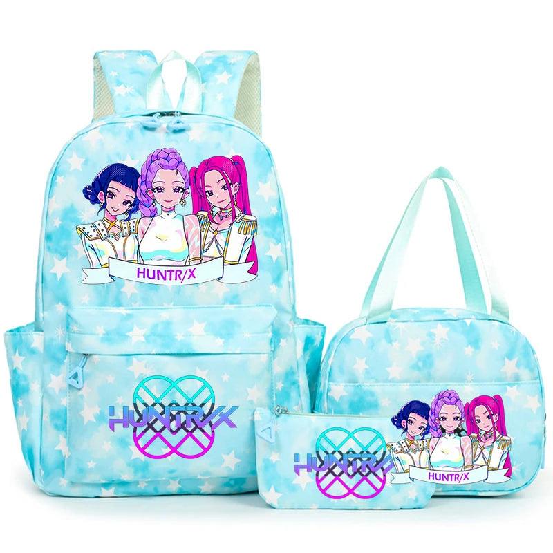KPop Demon Hunters Backpack | 3 Piece Set | Toylandeu