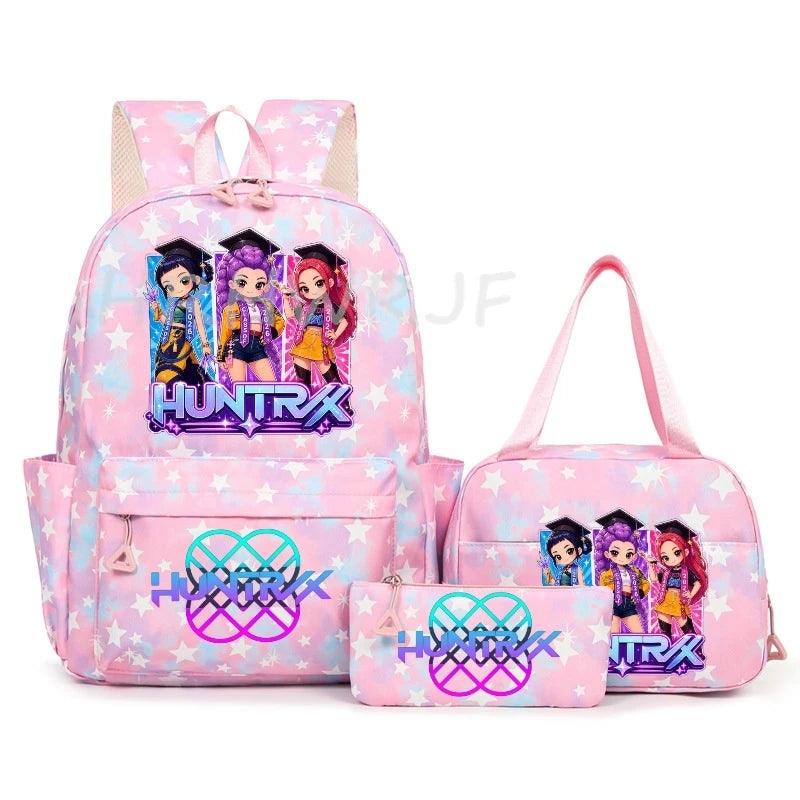 KPop Demon Hunters Backpack | 3 Piece Set | Toylandeu
