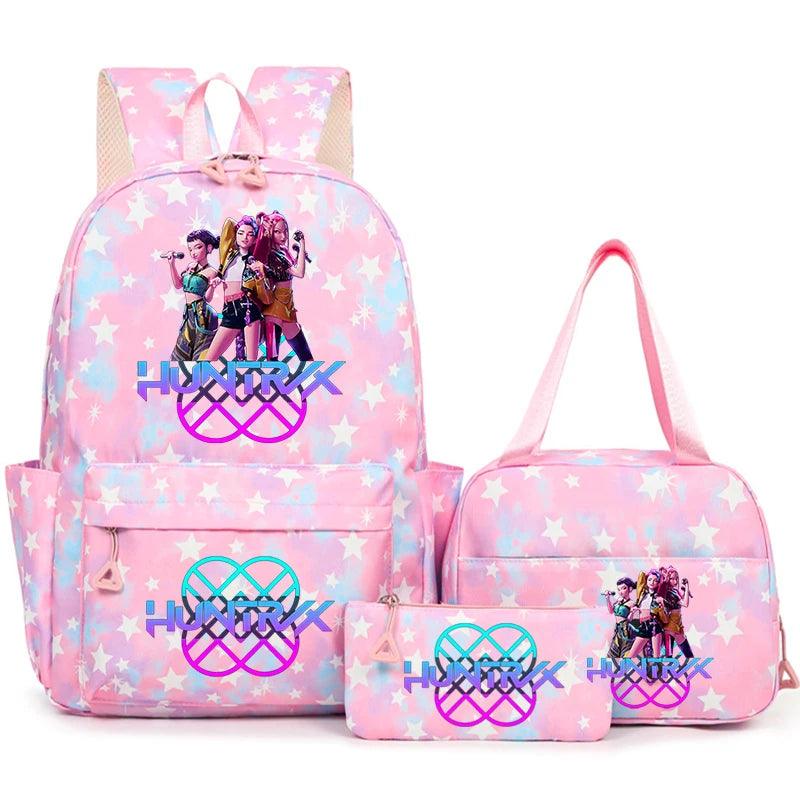 KPop Demon Hunters Backpack | 3 Piece Set | Toylandeu