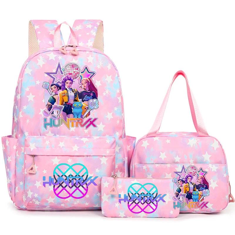 KPop Demon Hunters Backpack | 3 Piece Set | Toylandeu