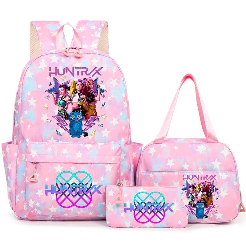 KPop Demon Hunters Backpack | 3 Piece Set | Toylandeu
