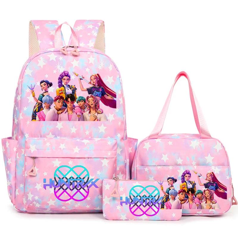 KPop Demon Hunters Backpack | 3 Piece Set | Toylandeu