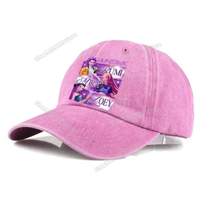  KPop Demon Hunters Baseball Cap Retro Washed For Women -  ToylandEU™