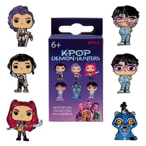 KPop Demon Hunters Mystery Box Pin (1 Box with 1 Pin) - ToyShnip