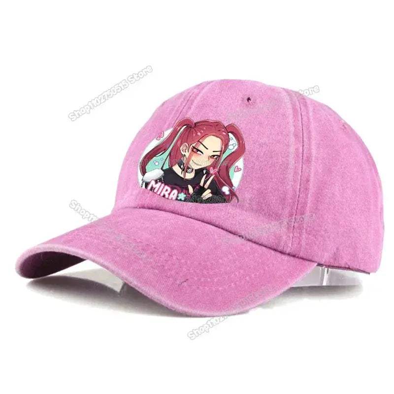 KPop Demon Hunters Retro Washed Baseball Cap Snapback For Women - ToylandEU