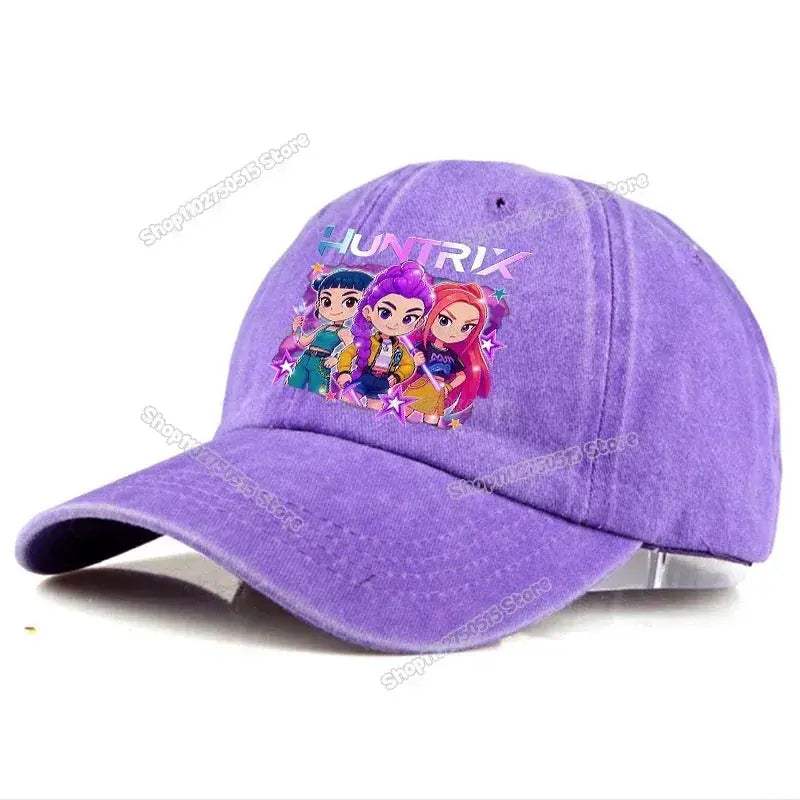 KPop Demon Hunters Retro Washed Baseball Cap Snapback For Women - ToylandEU