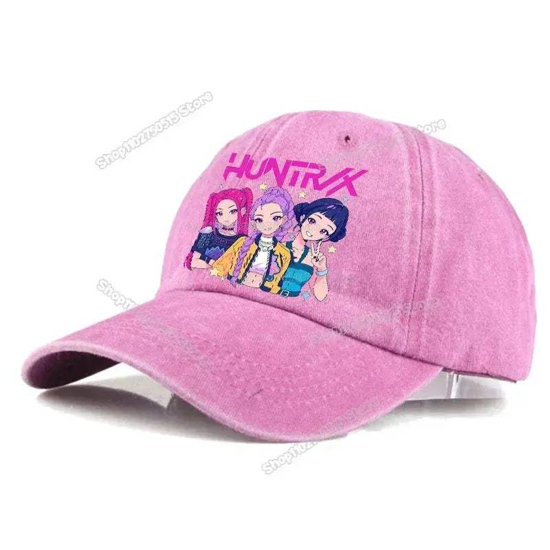 KPop Demon Hunters Retro Washed Baseball Cap Snapback For Women - ToylandEU