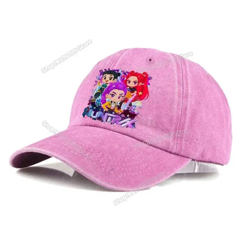 KPop Demon Hunters Retro Washed Baseball Cap Snapback For Women - ToylandEU