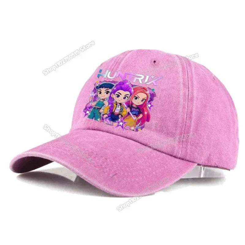 KPop Demon Hunters Retro Washed Baseball Cap Snapback For Women - ToylandEU