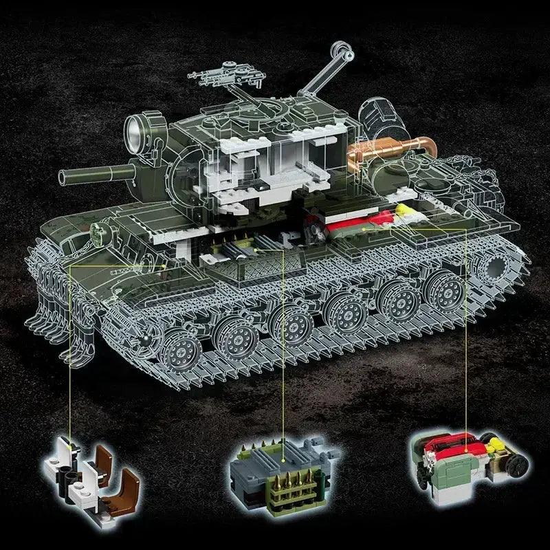  KV2 Tank Building Blocks Set For Collectors Premium -  ToylandEU™