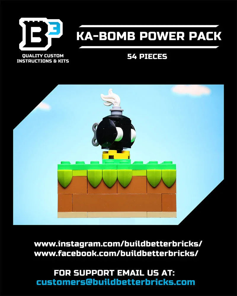 Ka Bomb Power Pack For LEGO Bricks With Buildable Lands - ToylandEU