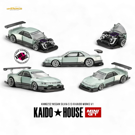 Kaido House Nissan Silvia S13R Diecast 164 Limited Preorder - ToylandEU
