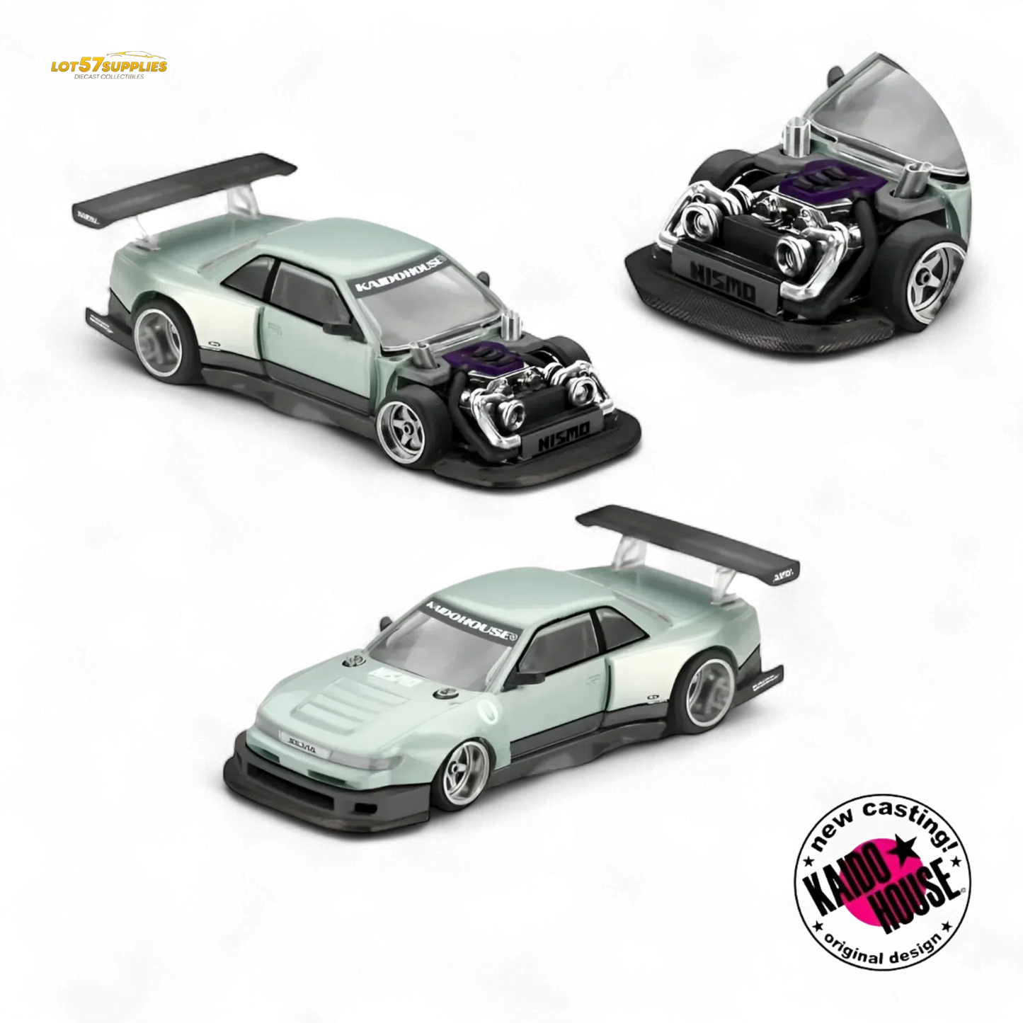 Kaido House Nissan Silvia S13R Diecast 164 Limited Preorder - ToylandEU
