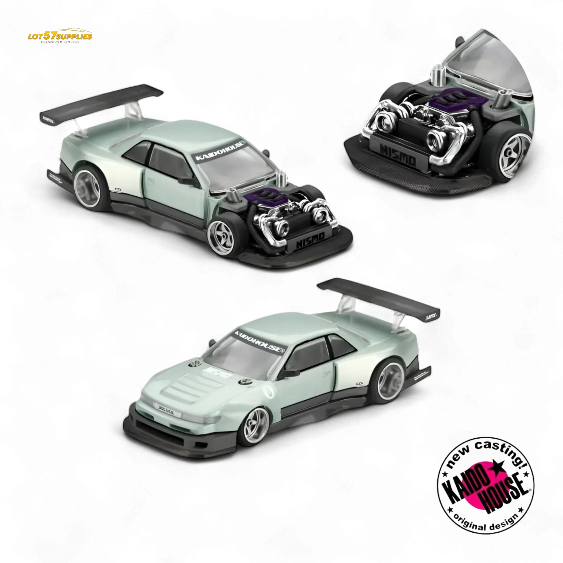 Kaido House Nissan Silvia S13R Diecast 164 Limited Preorder - ToylandEU
