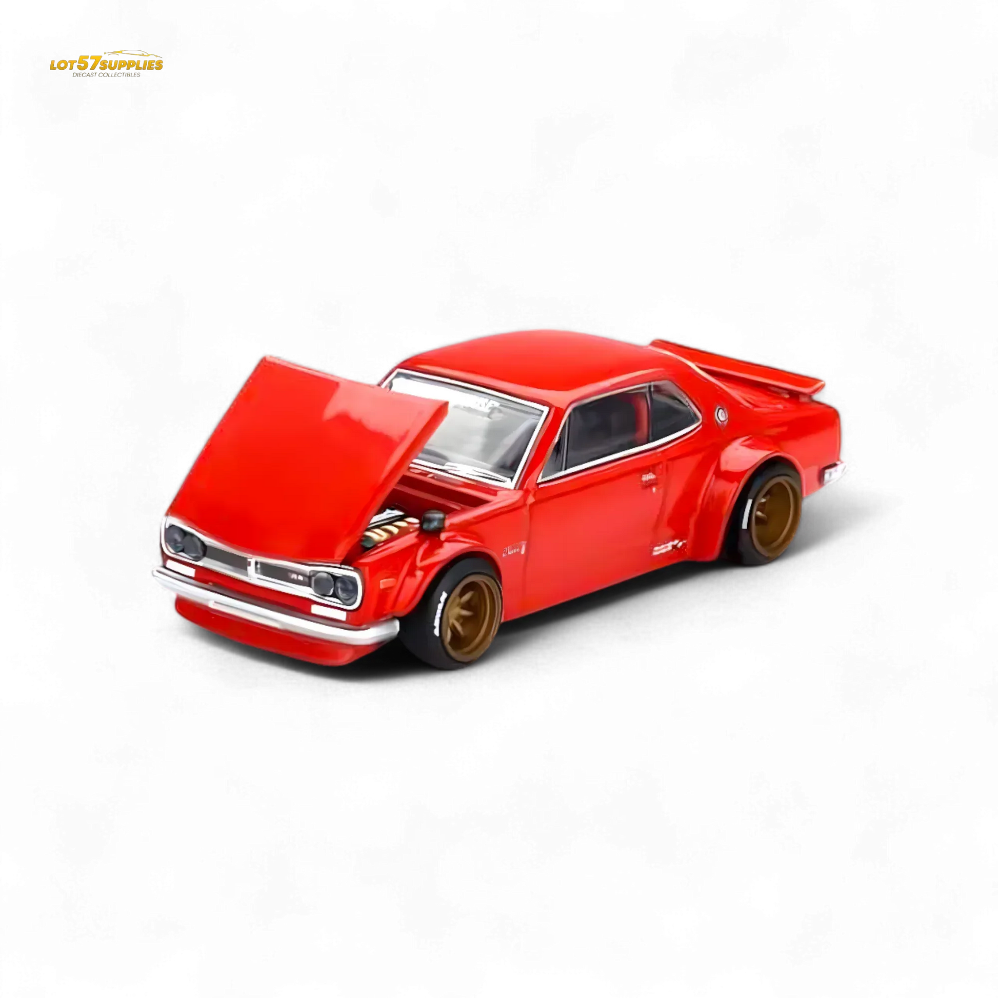 Kaido House Nissan Skyline 2000GT-R Red (KPGC10) Kaido Street V1 1:64 - ToylandEU