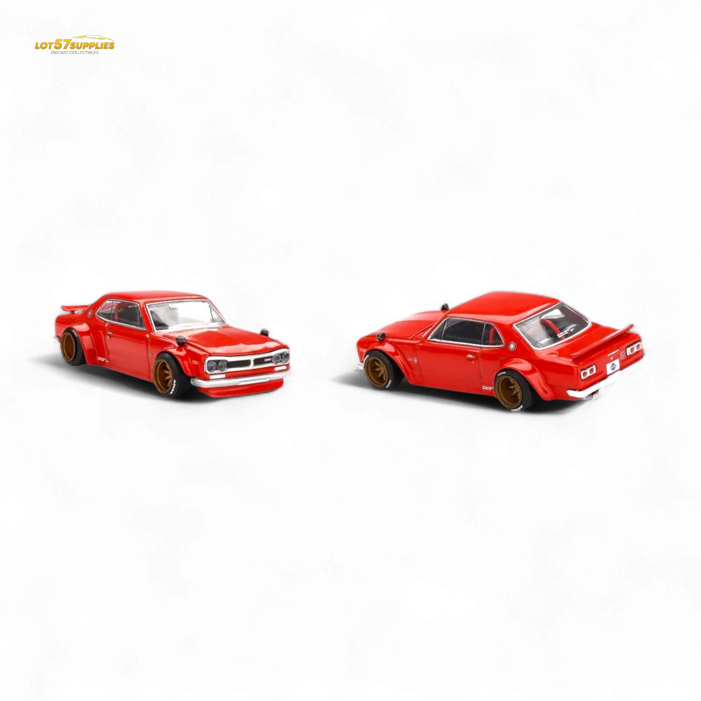 Kaido House Nissan Skyline 2000GT-R Red (KPGC10) Kaido Street V1 1:64 - ToylandEU