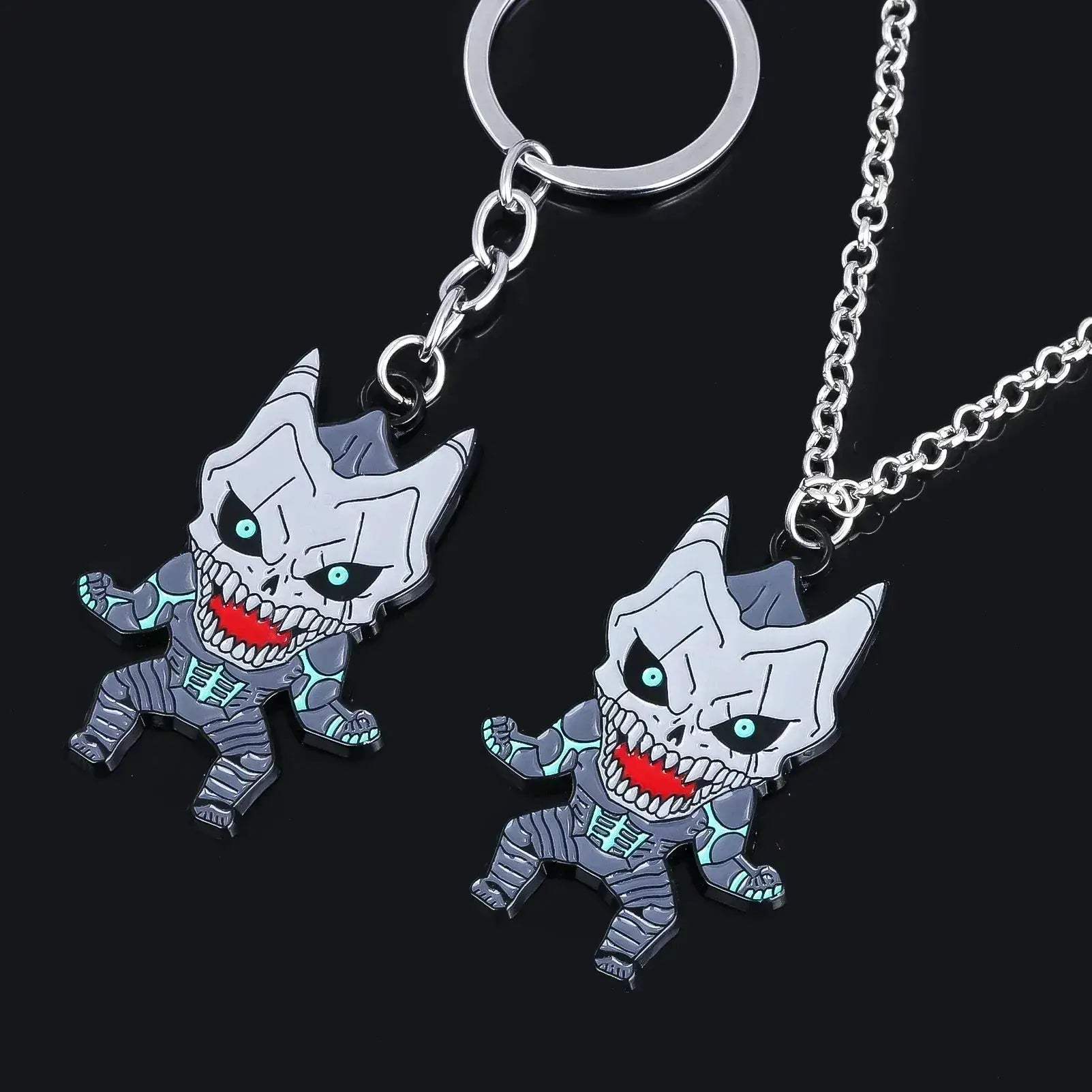 Kaiju No 8, Anime Keychain Necklace Fashion Kaiju No. 8 Metal Necklaces - ToylandEU
