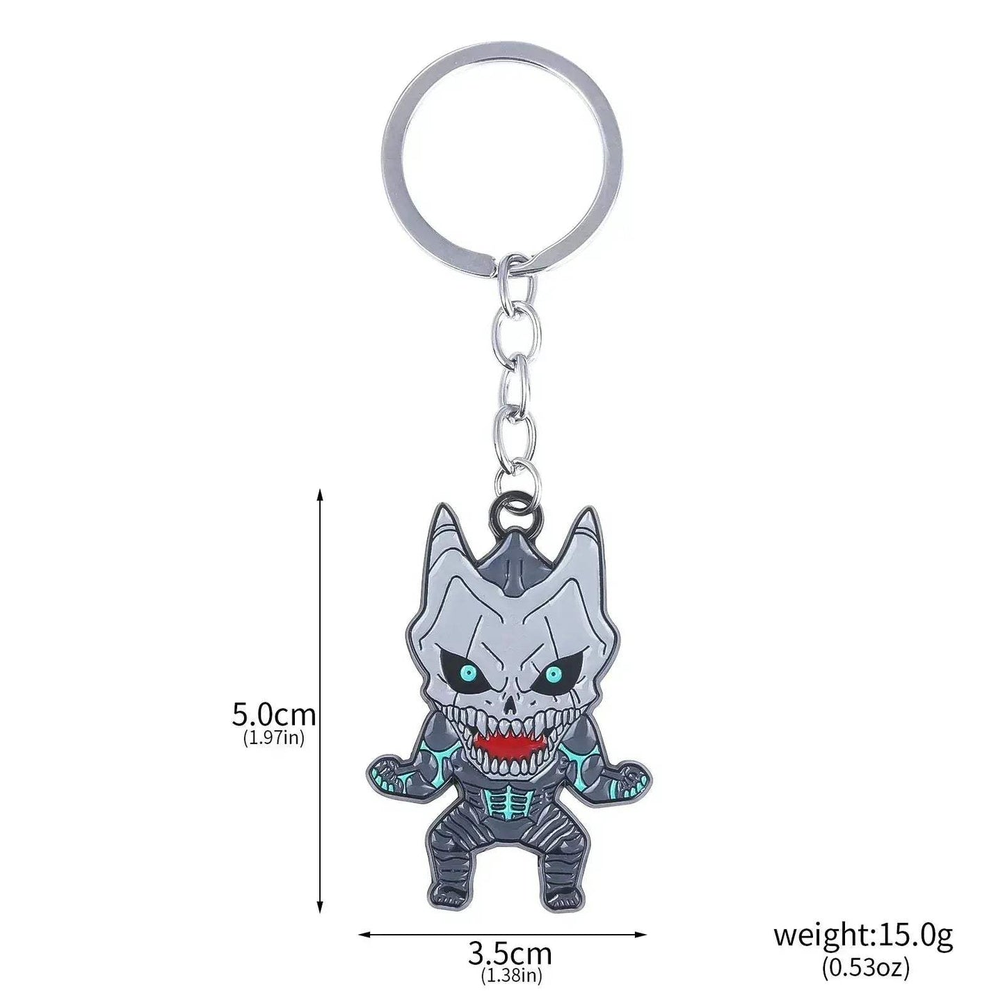 Kaiju No 8, Anime Keychain Necklace Fashion Kaiju No. 8 Metal Necklaces - ToylandEU