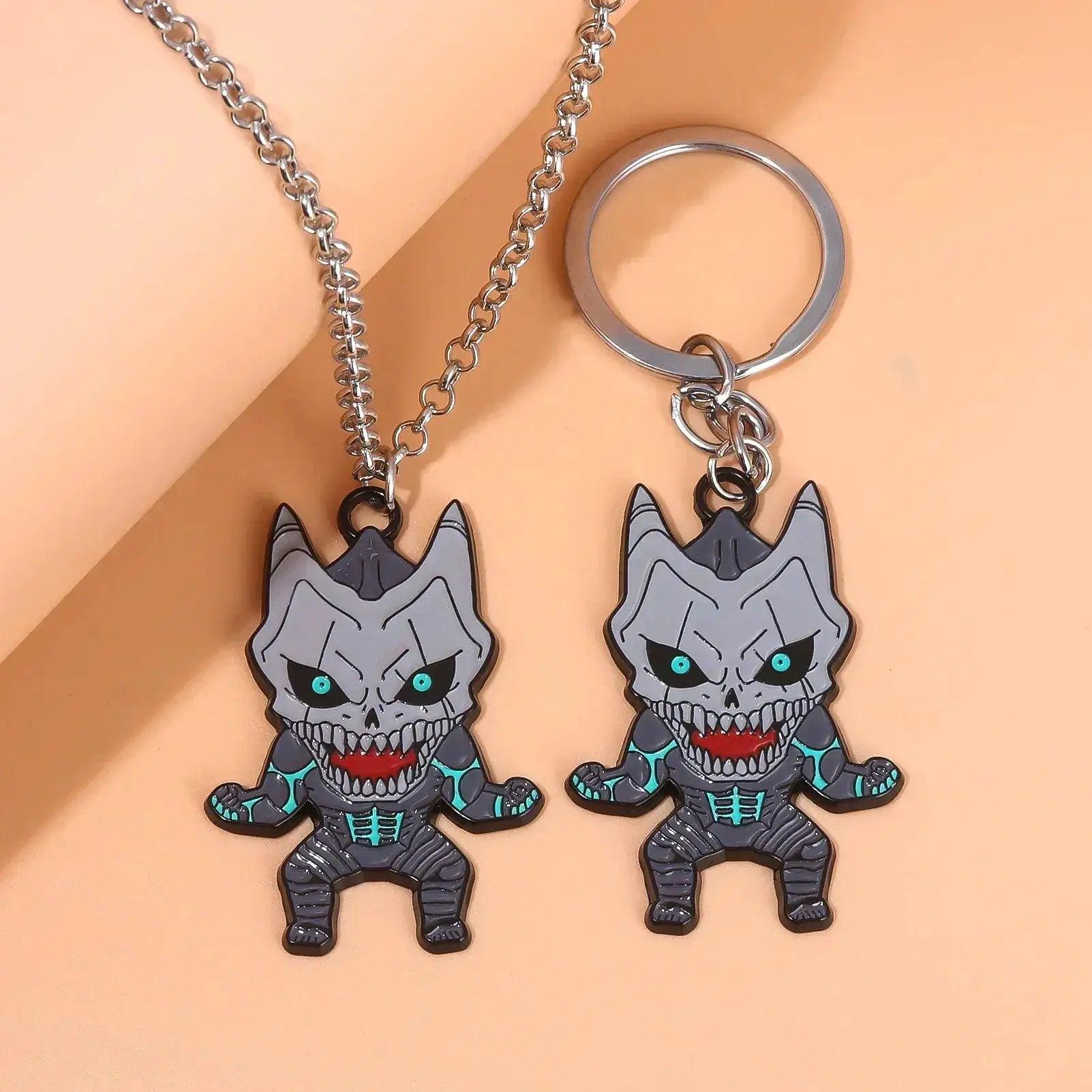  Kaiju No 8 Metal Keychain And Necklace Set Durable -  ToylandEU™