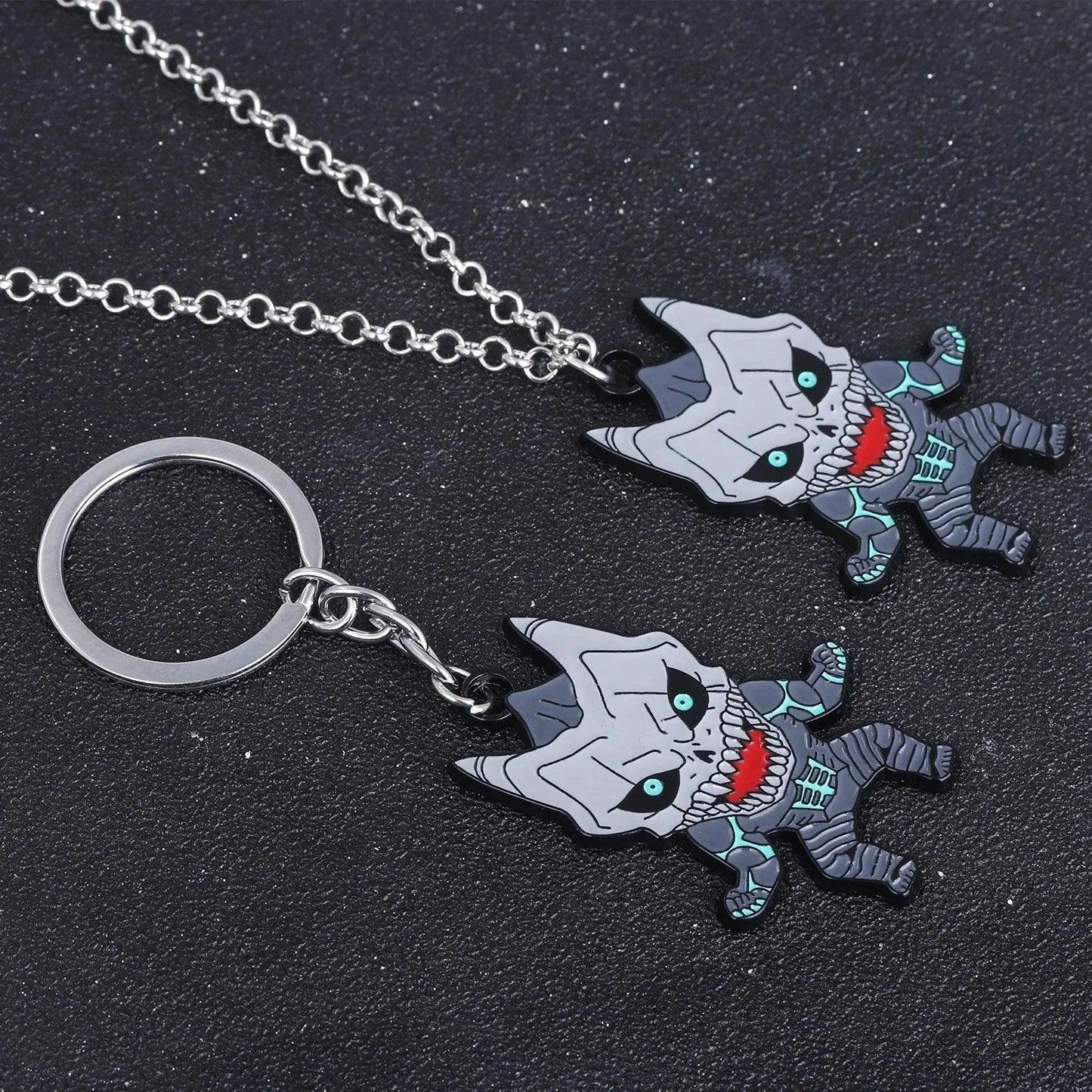  Kaiju No 8 Metal Keychain And Necklace Set Durable -  ToylandEU™