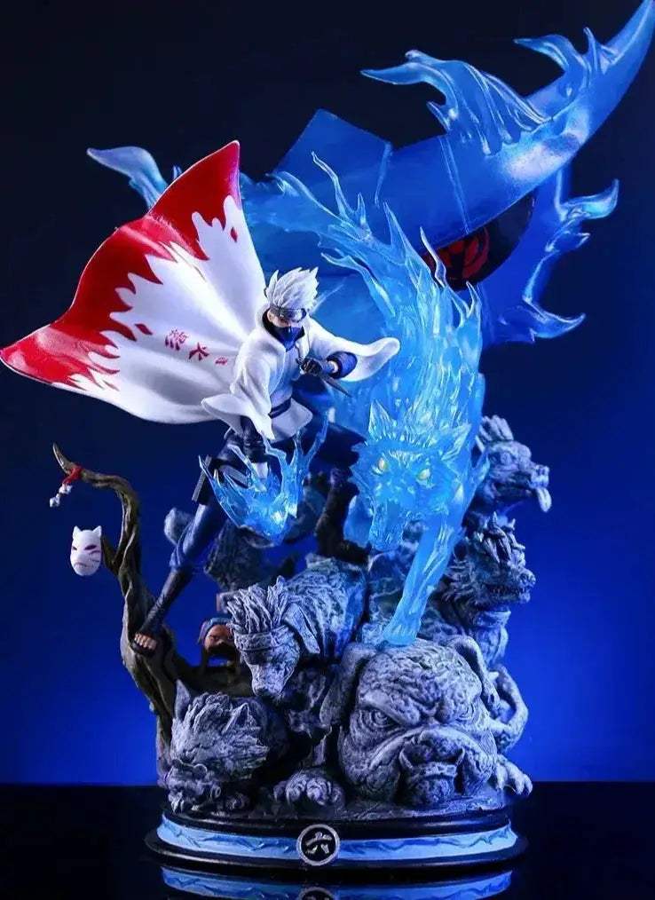 Kakashi Hatake LED Figure Sixth Hokage Naruto Shippuden Statue - ToylandEU