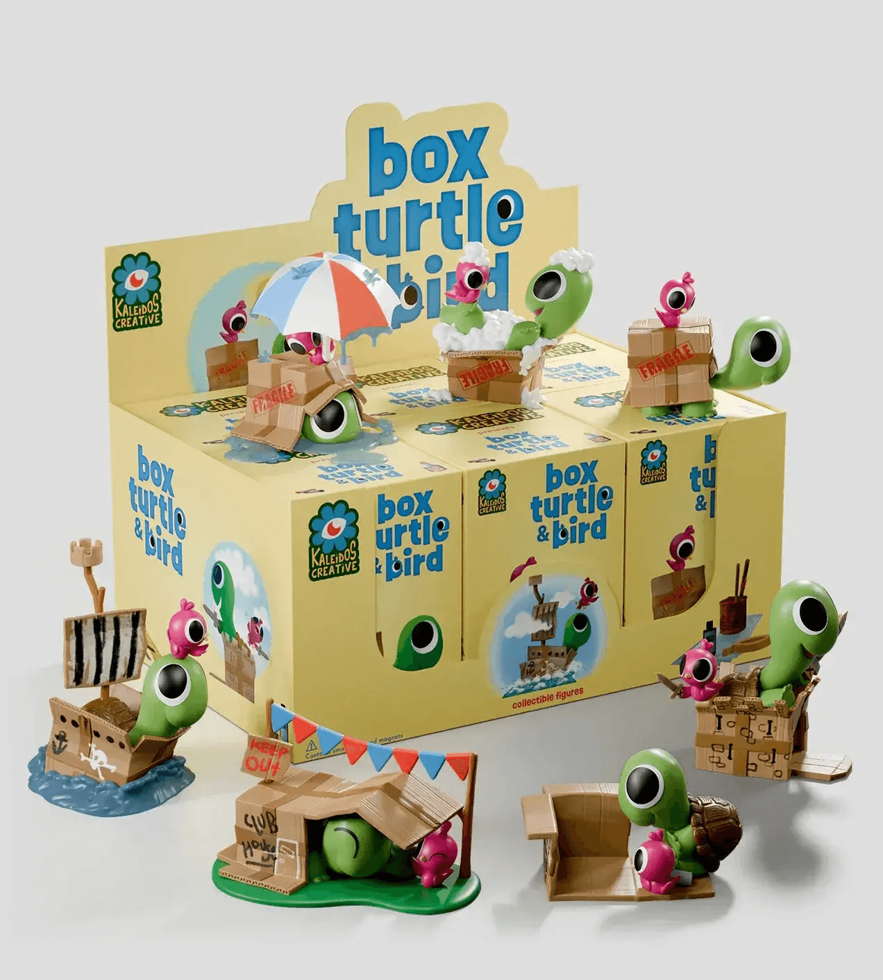 Kaleidos Creative: Box Turtle & Bird Blind Box - ToylandEU