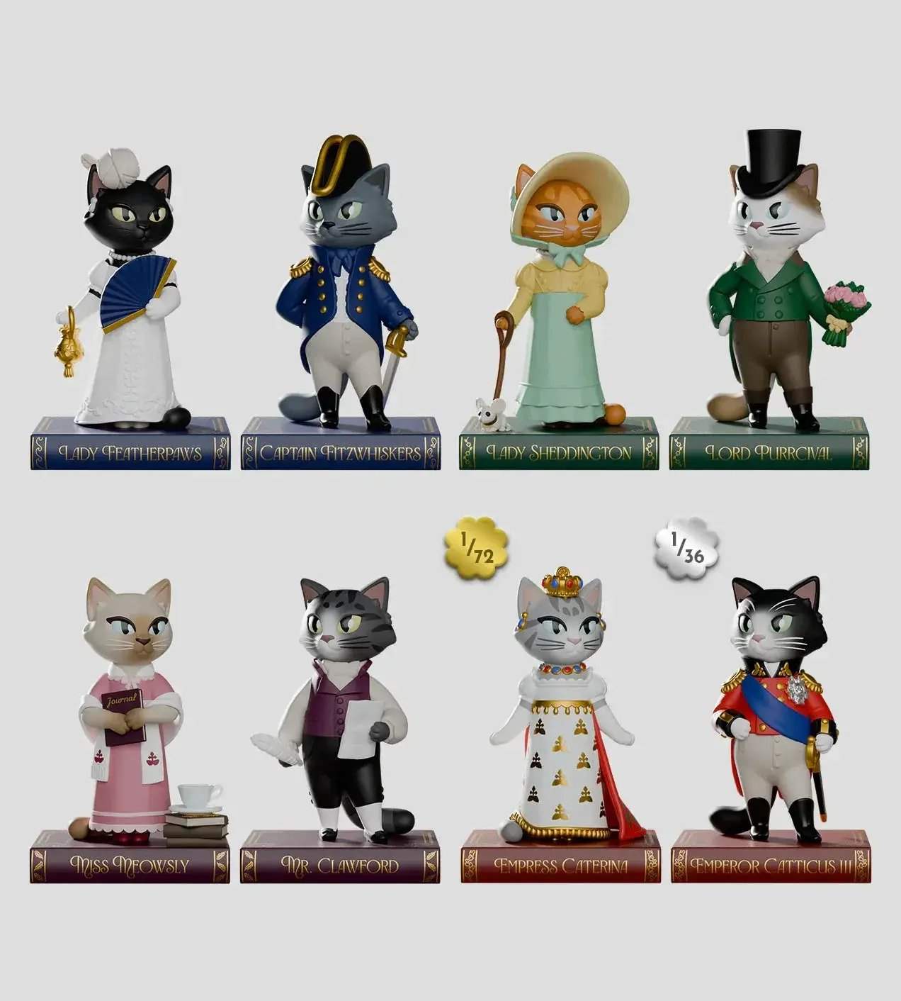 Kaleidos Creative: Regency Cats Blind Box - ToylandEU