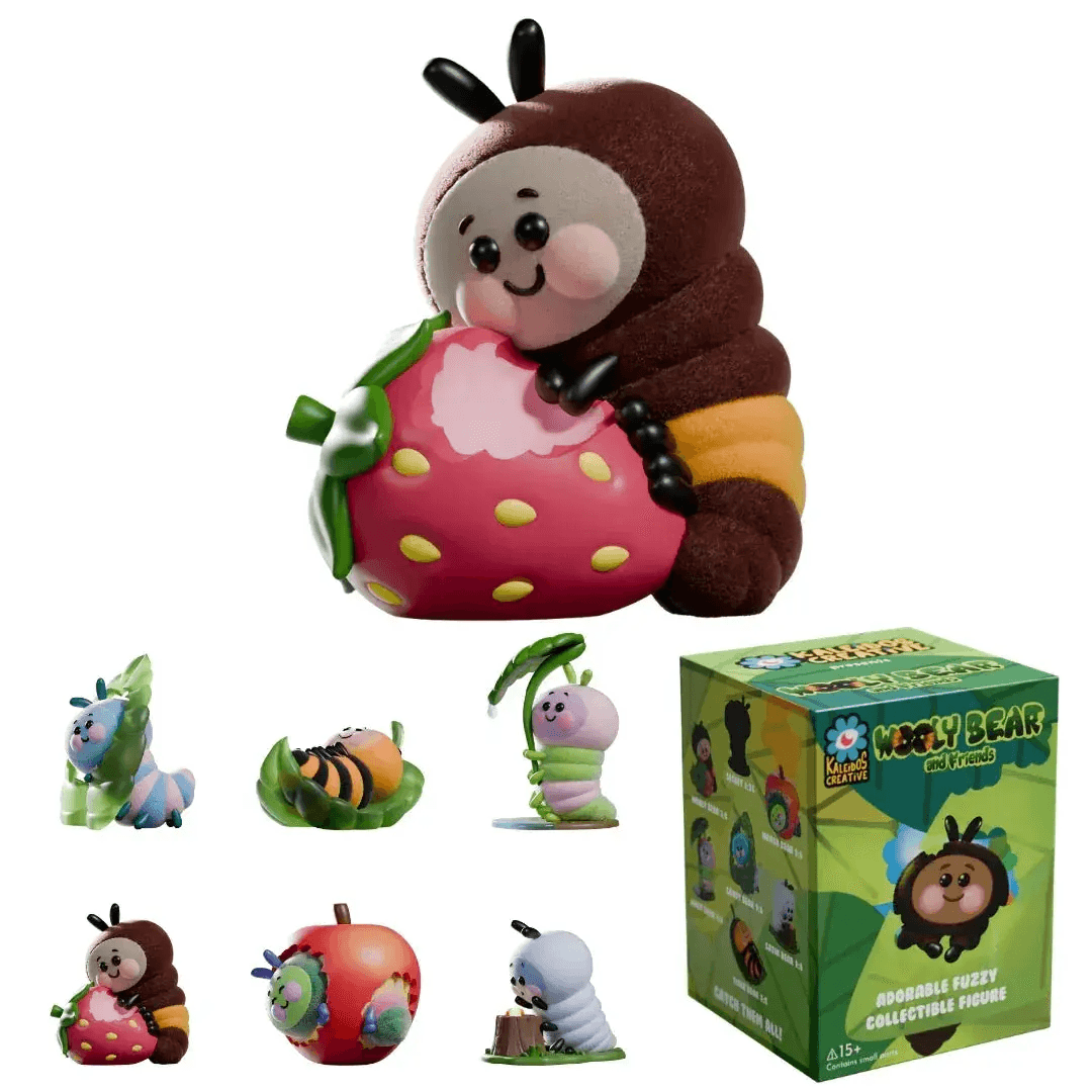 Kaleidos Creative: Wooly Bear and Friends Vinyl Blind Box - ToylandEU