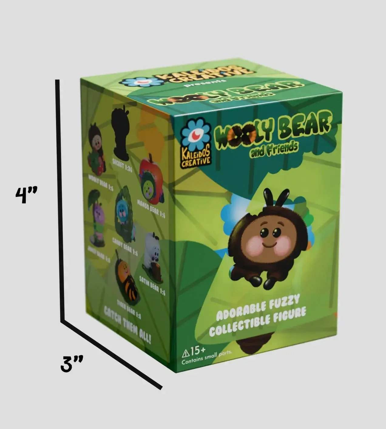 Kaleidos Creative: Wooly Bear and Friends Vinyl Blind Box - ToylandEU