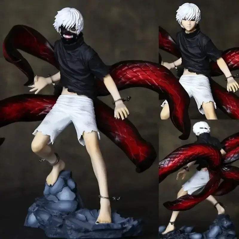 Kaneki Ken Anime Figure, One-Eyed Eyepatch Black Reaper Tokyo Ghoul Figurines - ToylandEU