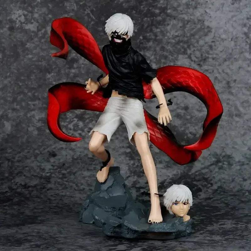 Kaneki Ken Anime Figure, One-Eyed Eyepatch Black Reaper Tokyo Ghoul Figurines - ToylandEU