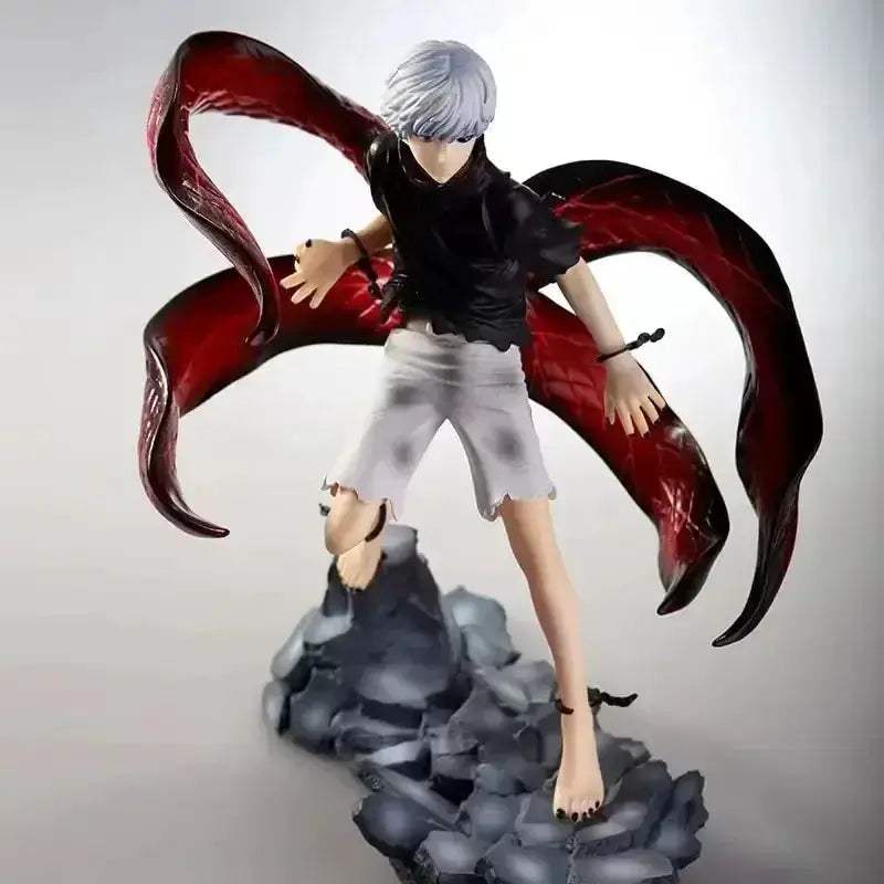 Kaneki Ken Anime Figure, One-Eyed Eyepatch Black Reaper Tokyo Ghoul Figurines - ToylandEU