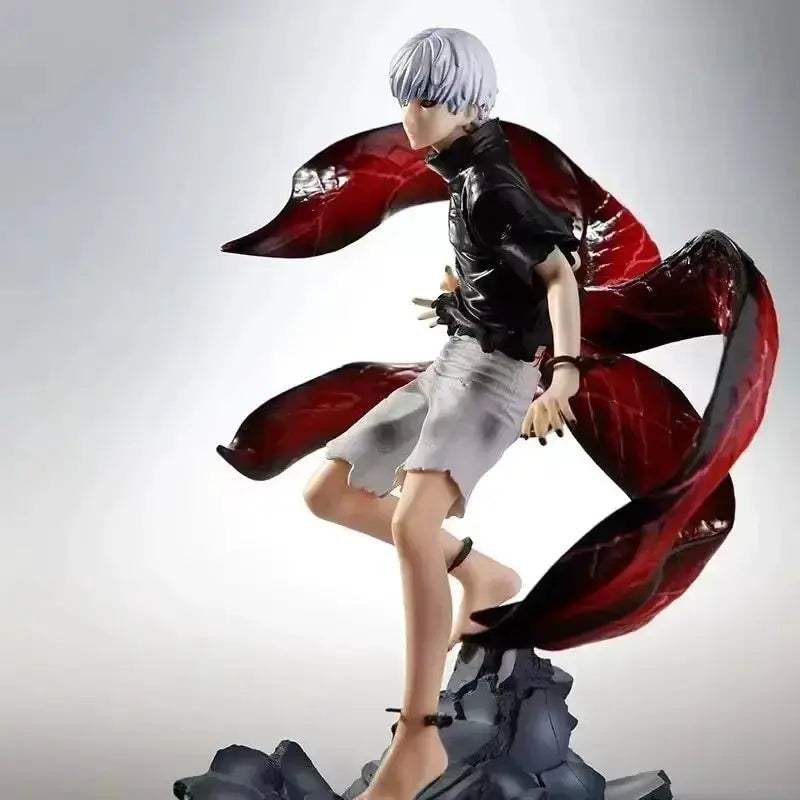 Kaneki Ken Anime Figure, One-Eyed Eyepatch Black Reaper Tokyo Ghoul Figurines - ToylandEU