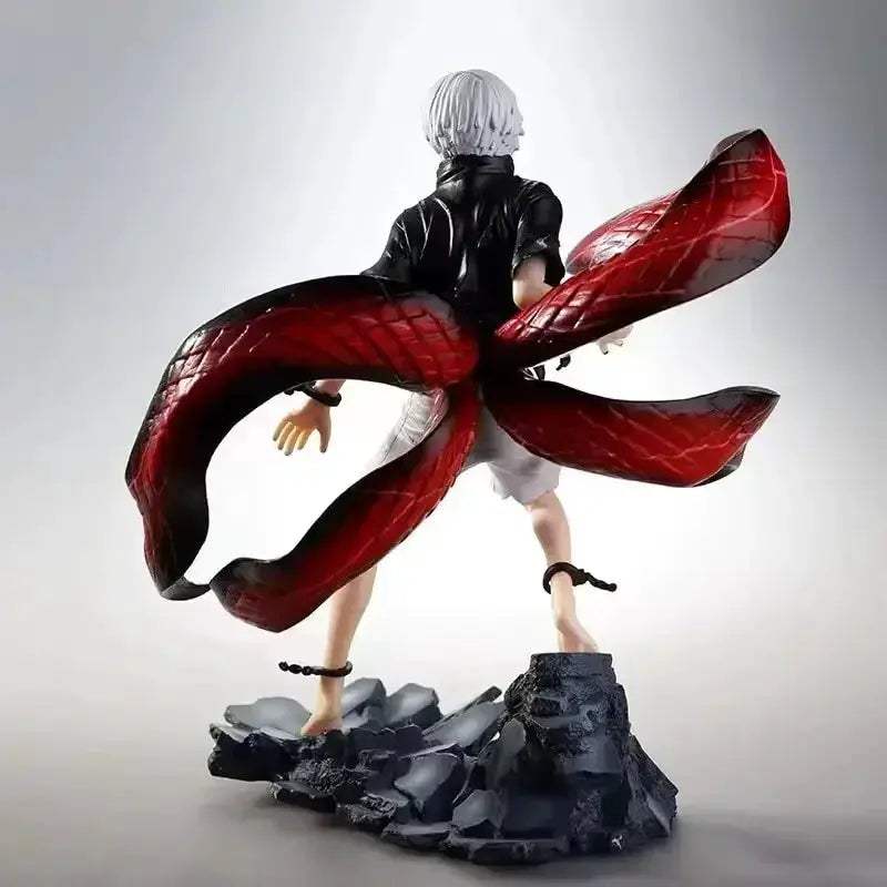 Kaneki Ken Anime Figure, One-Eyed Eyepatch Black Reaper Tokyo Ghoul Figurines - ToylandEU